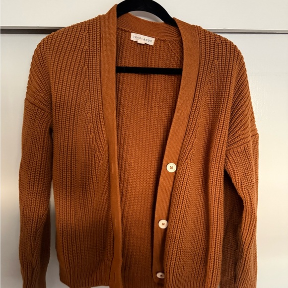 Tradlands Burnt Sienna Shelter Cardigan XXS